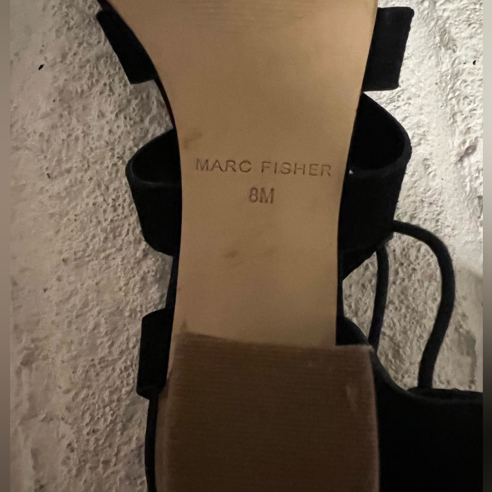 Genuine suede leather Mark Fisher hills size 8 - Picture 4 of 4